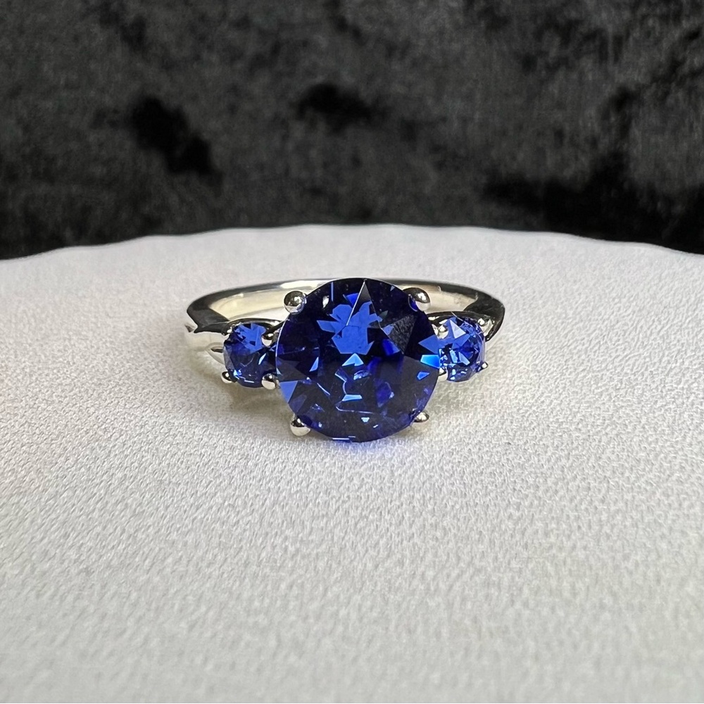 Sterling Silver Swarovski Crystal Ring